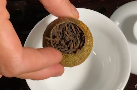 小青柑的泡茶步驟